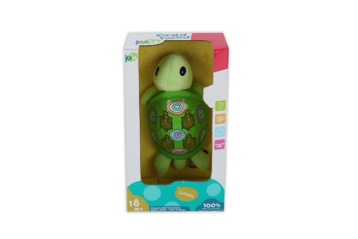 MUSIC TURTLE WITH LIGHT, 2AAA NOT INC