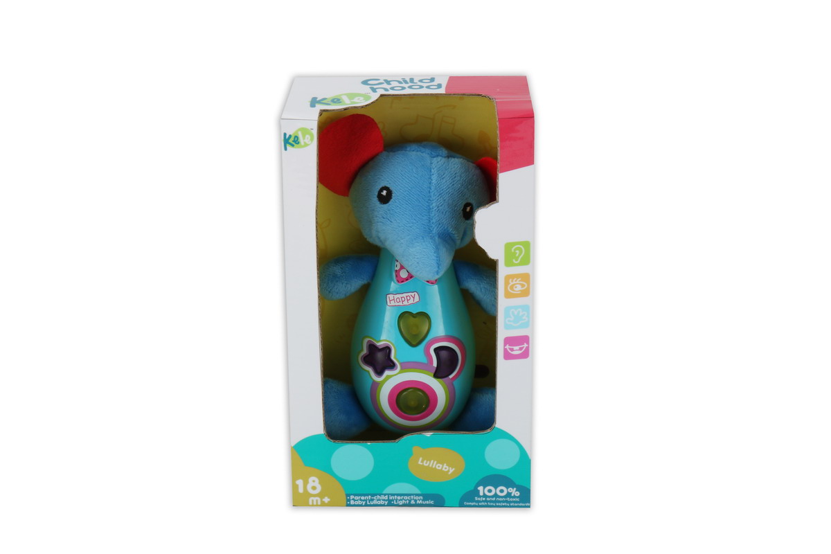 MUSIC ELEPHANT WITH LIGHT, 2AAA NOT INC