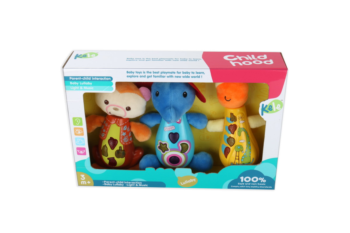 MUSIC ANIMALS WITH LIGHT, NOT INCLUDED 6*AAA
