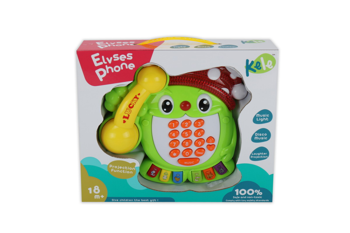 ELVES FUNNY TELEPHONE,NOT INCLUDED 3XAA BATTERY