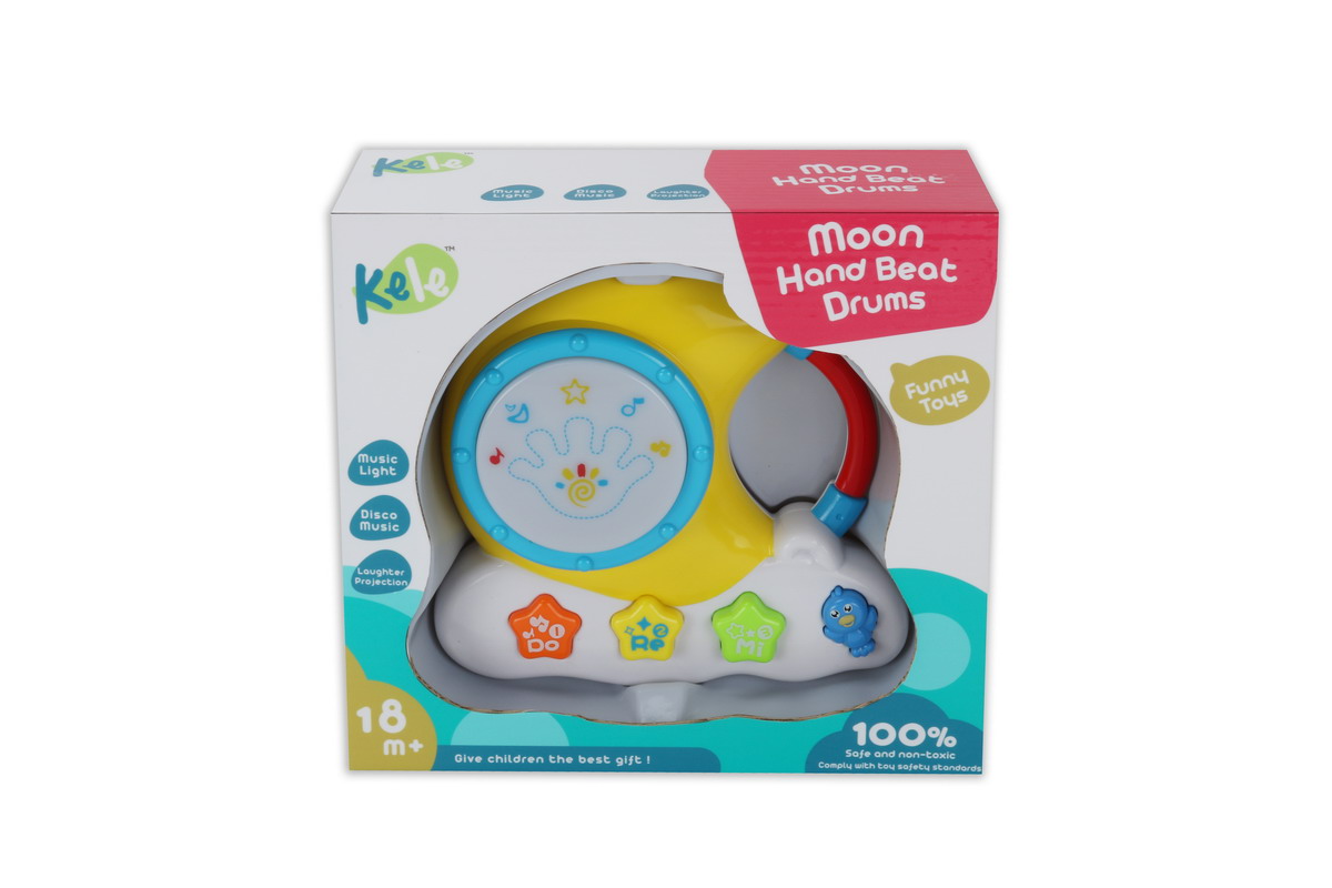 HAND BEAT DRUM-MOON 2AA NOT INC