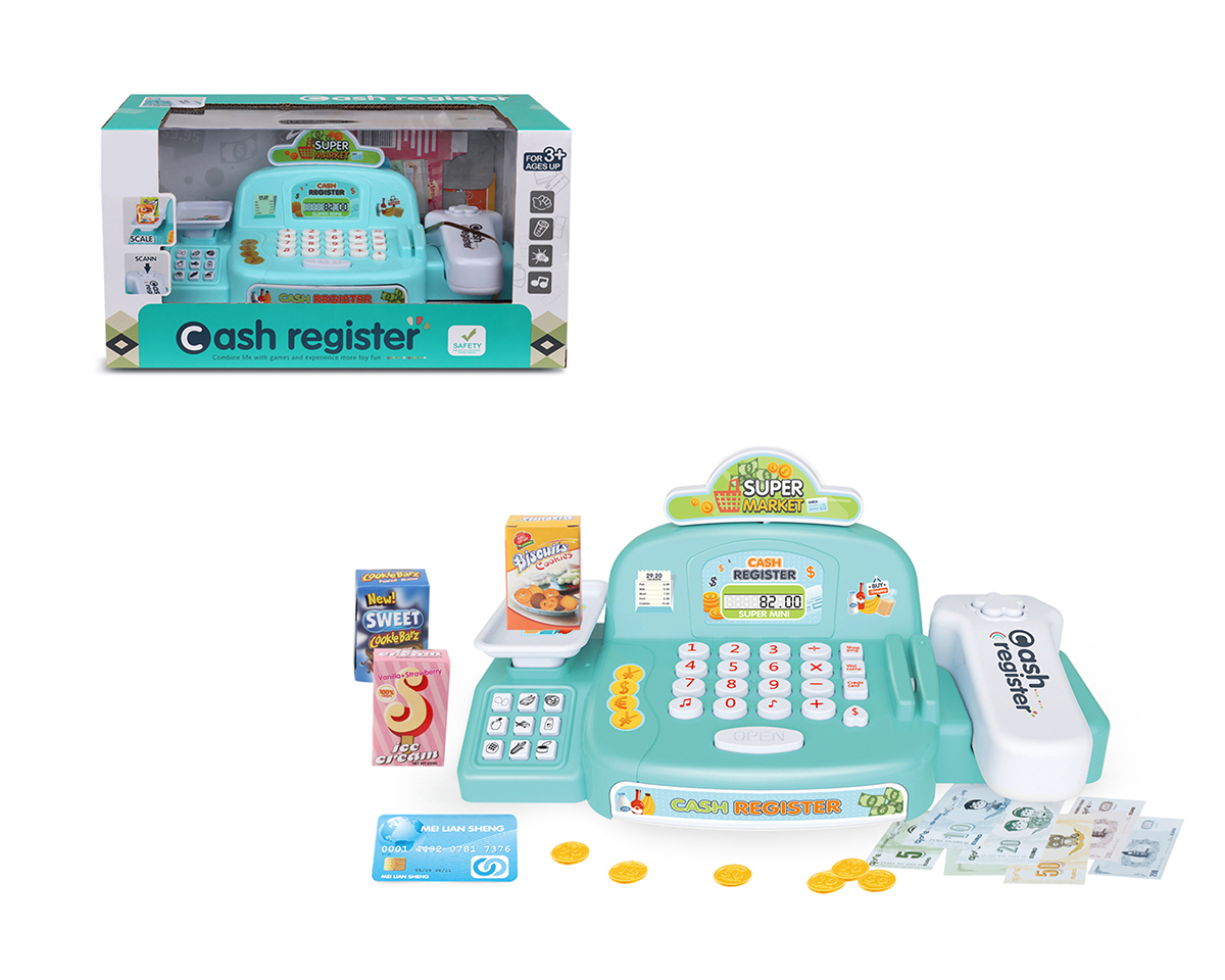 Light voice cash register 4 * AA not included