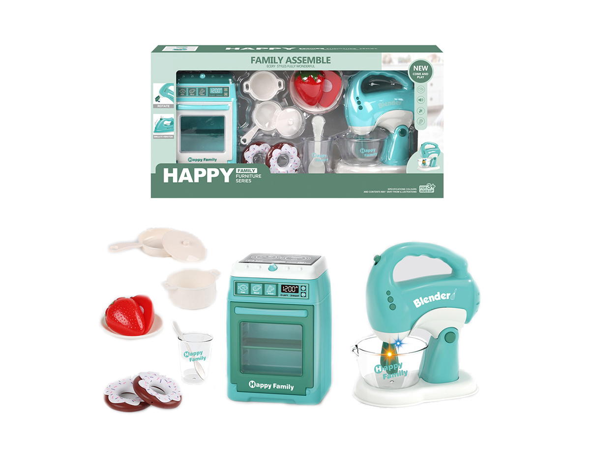 Electric oven, blender, chevron set, 5 * AA, not included
